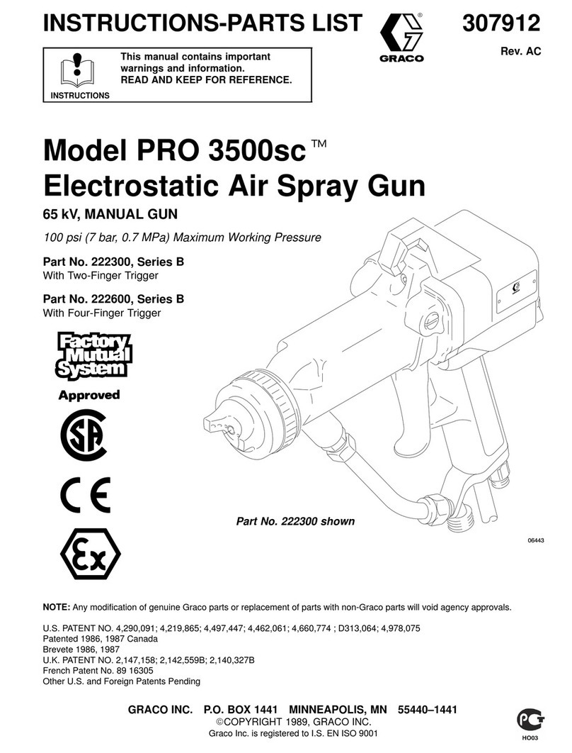 Graco 222300 Instructions-parts list