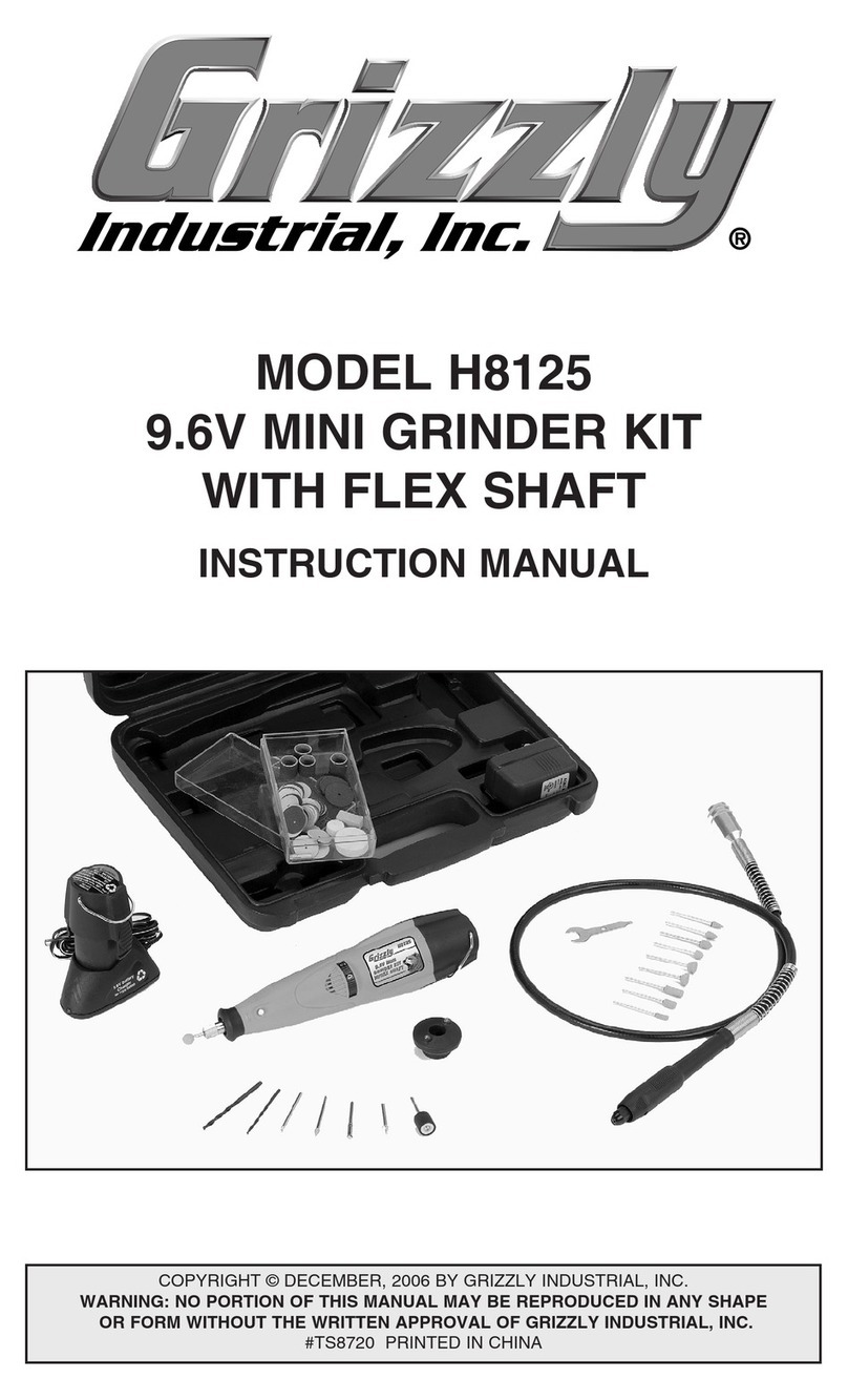 Grizzly H8125 instruction manual