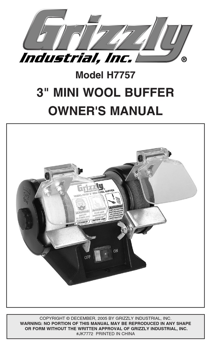 Grizzly H7757 User manual