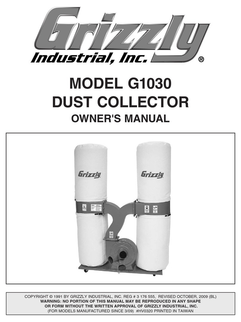 Grizzly G1030 owner's manual