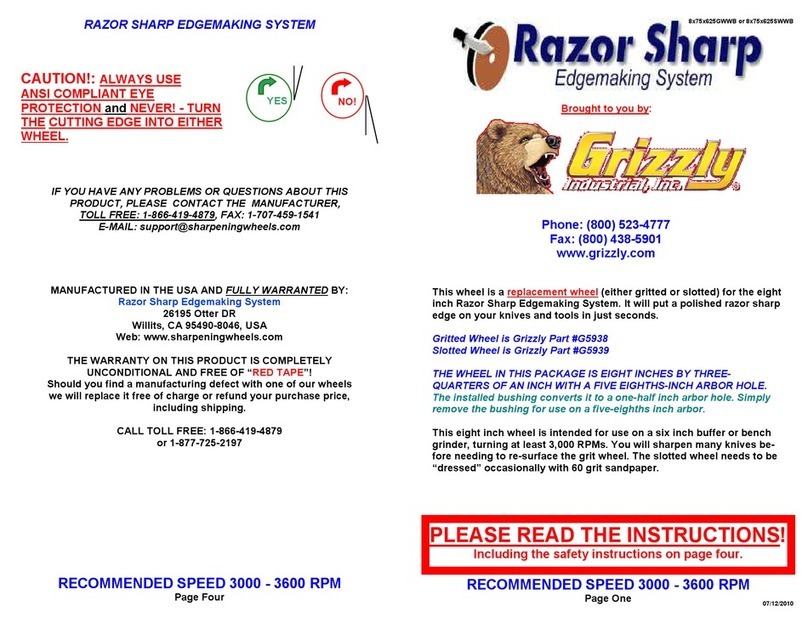 Grizzly G5938 instructions
