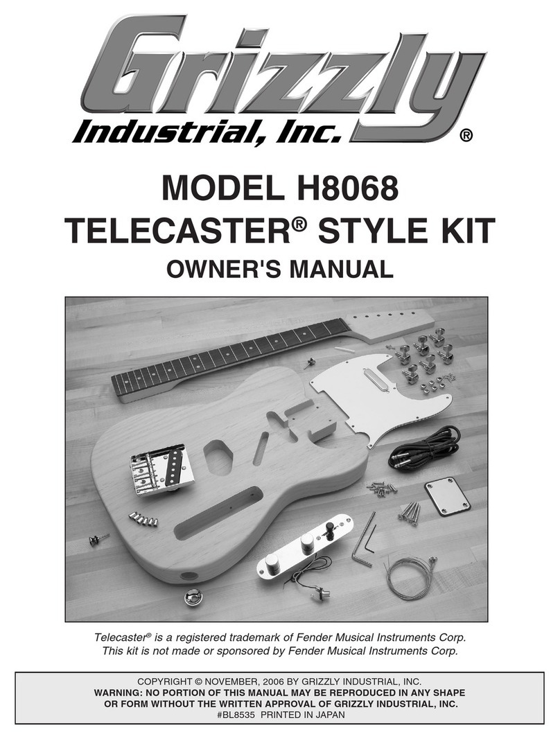 Grizzly H8068 owner's manual