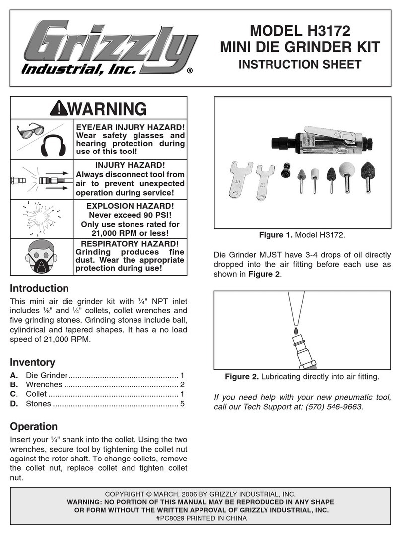 Grizzly H3172 User manual