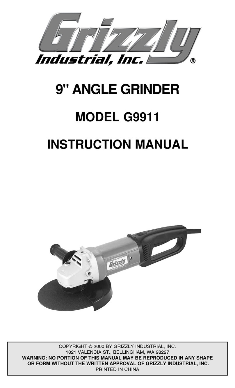 Grizzly G9911 User manual