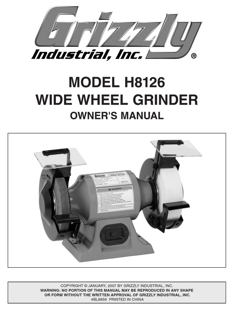 Grizzly H8126 owner's manual