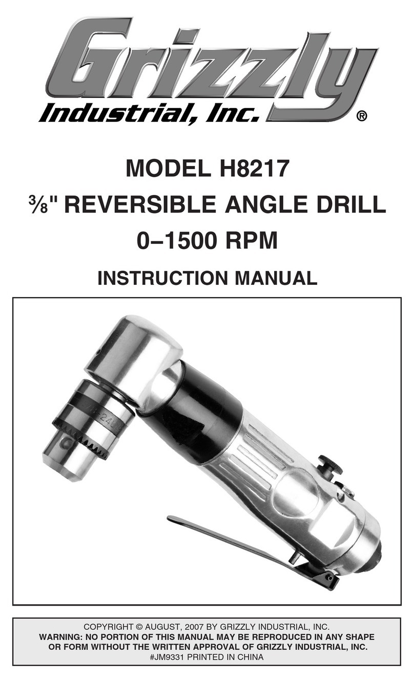 Grizzly H8217 User manual Grizzly H8217 User manual