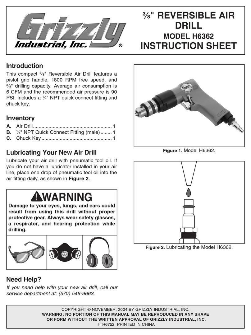 Grizzly H6362 User manual