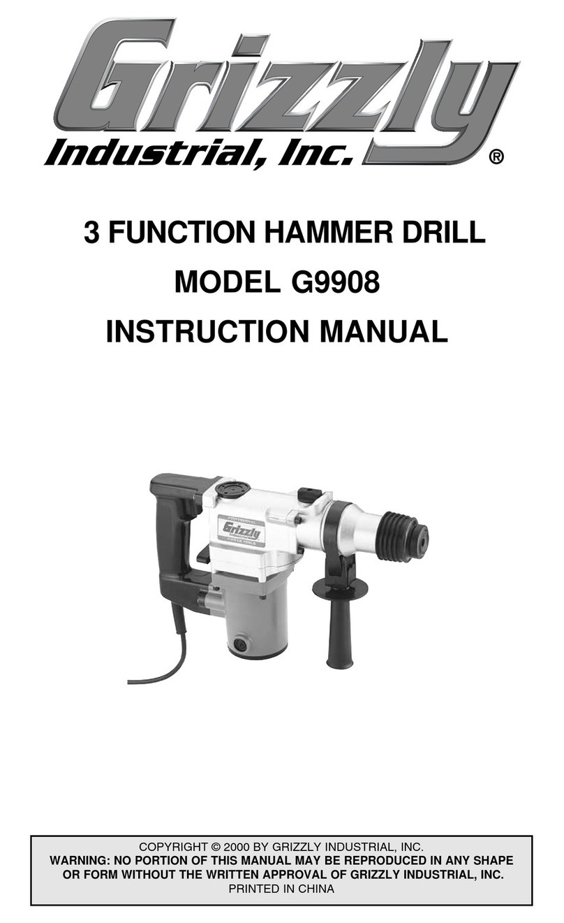 Grizzly G9908 User manual