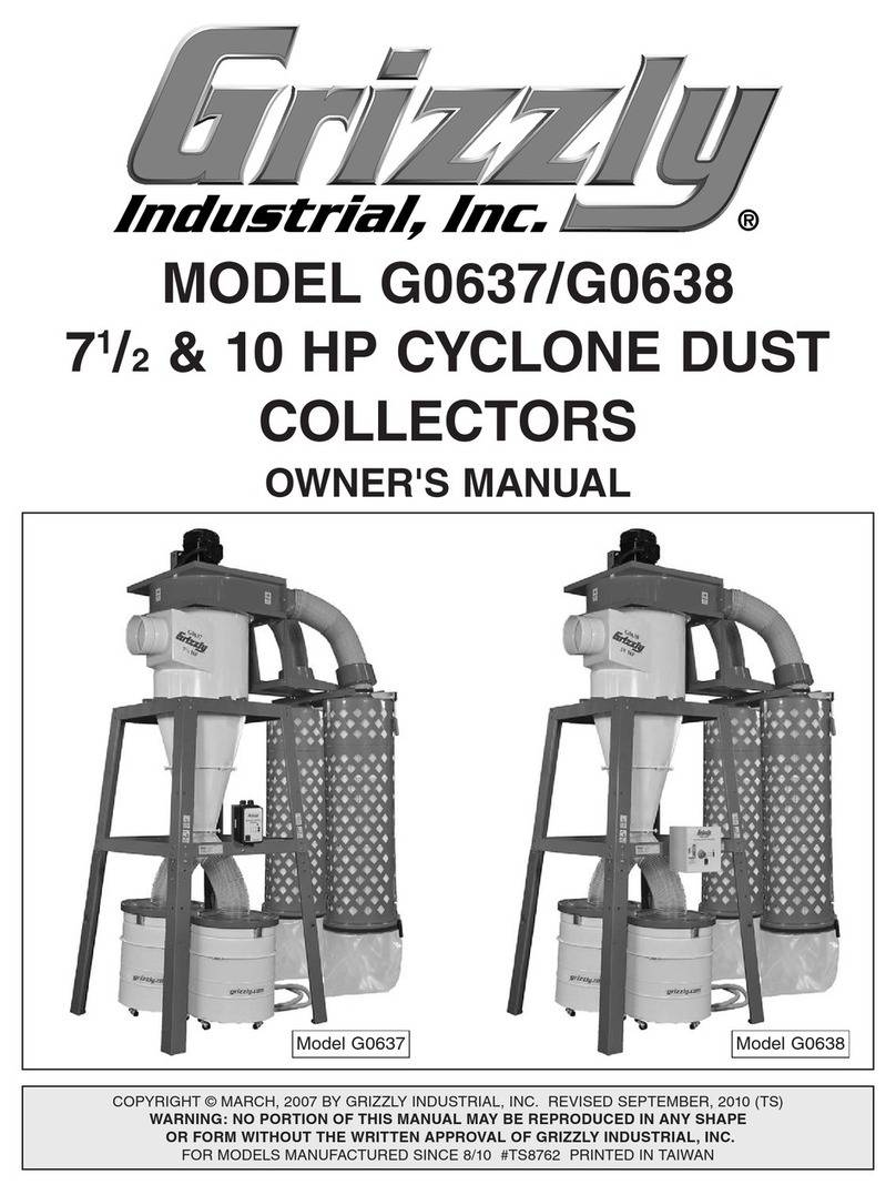Grizzly G0637 User manual
