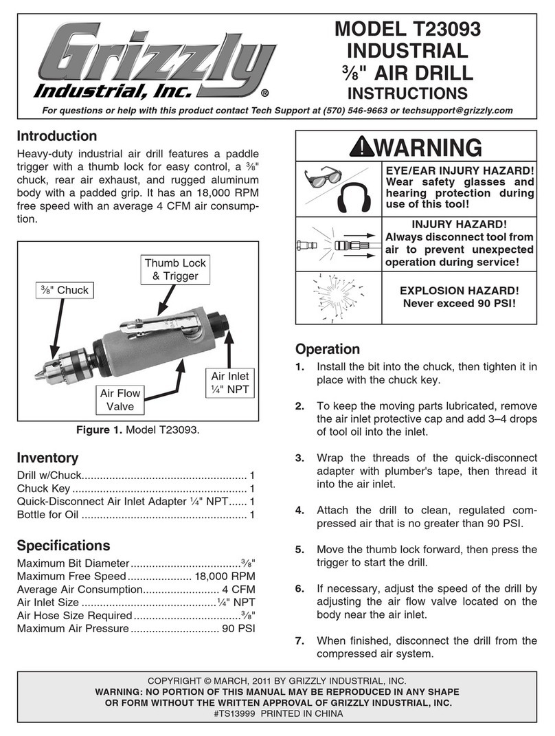 Grizzly T23093 instructions
