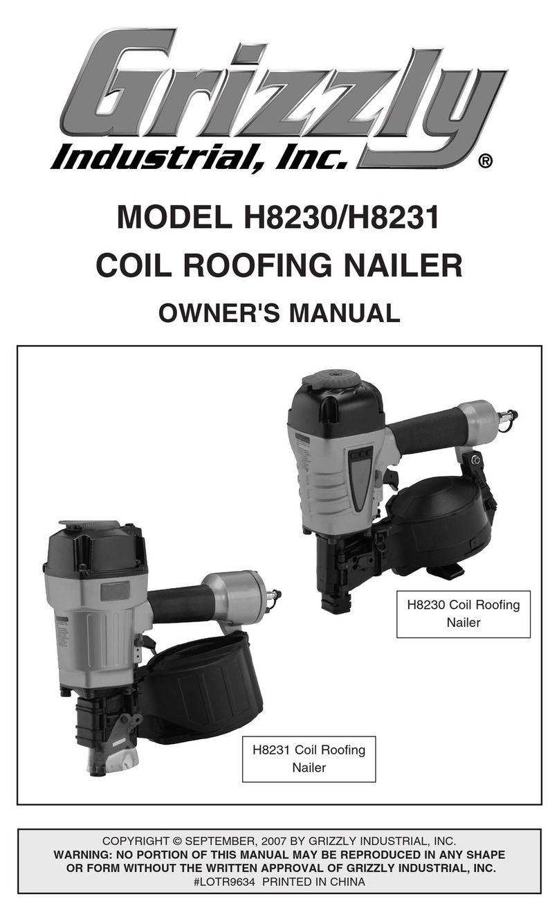 Grizzly H8231 owner's manual