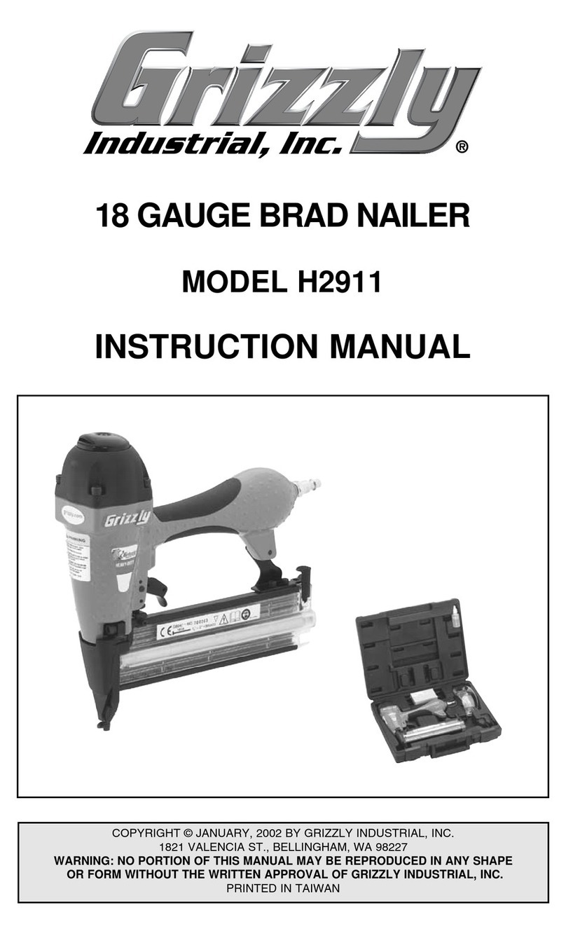 Grizzly H2911 instruction manual