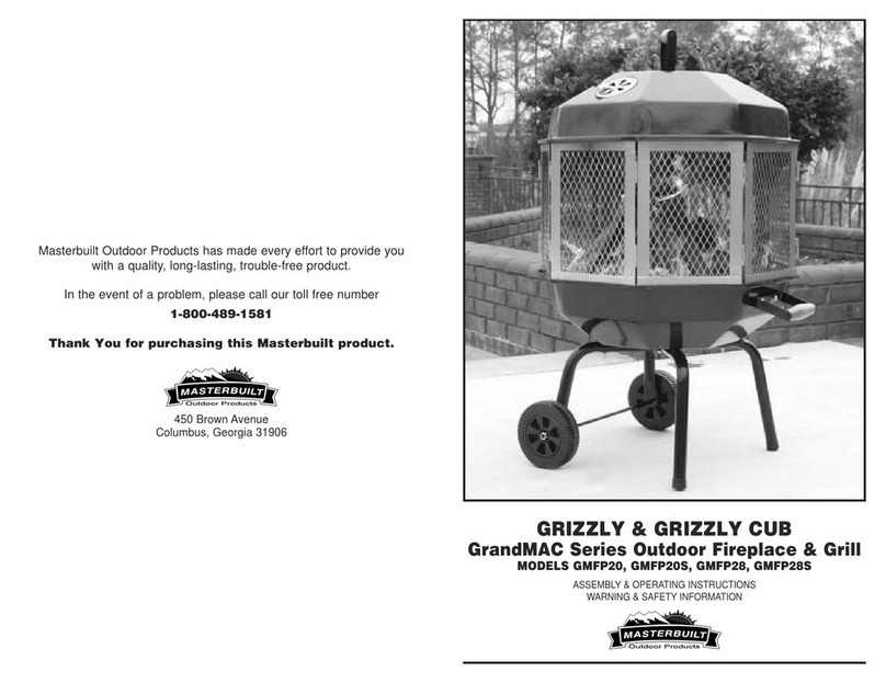 Masterbuilt GRANDMAC GMFP20S User manual