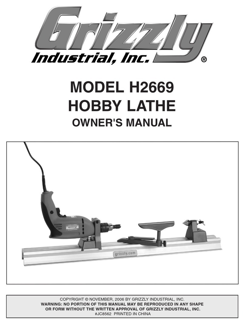 Grizzly H2669 User manual