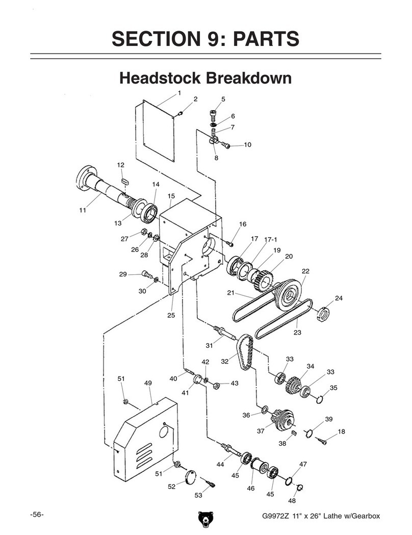 Grizzly G9972Z User manual