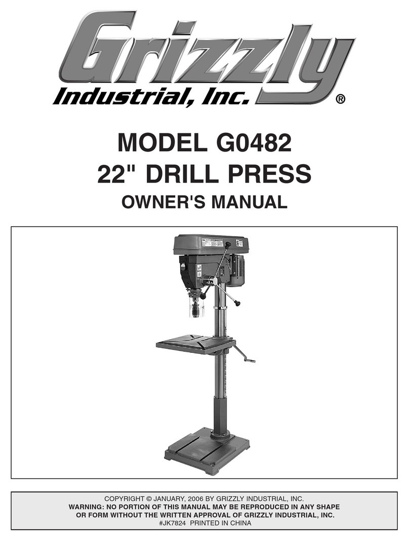 Grizzly G0482 User manual