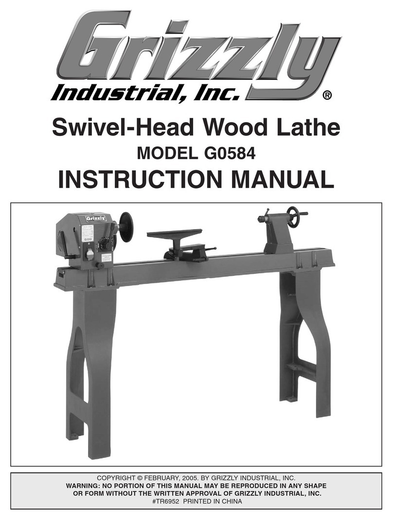 Grizzly G0584 User manual