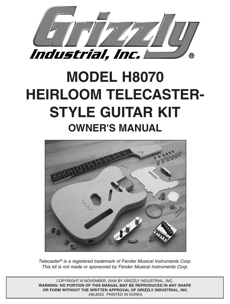 Grizzly H8070 owner's manual