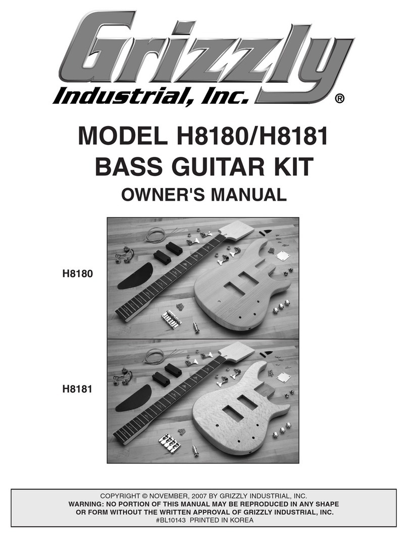 Grizzly H8181 User manual