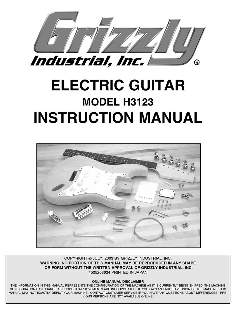 Grizzly H3123 instruction manual