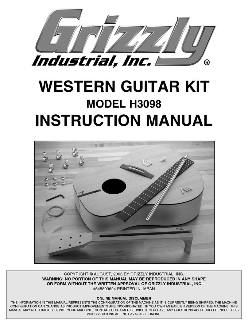 Grizzly H3098 instruction manual