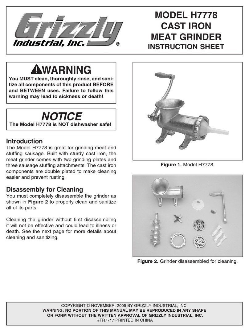 Grizzly H7778 User manual