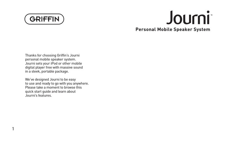 Griffin Technology Griffin TuneBuds Personal Mobile Speaker... owner's manual