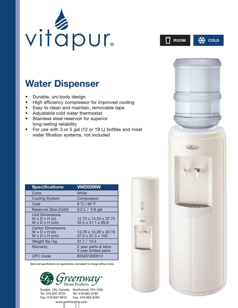 vitapur VWD5206W User manual