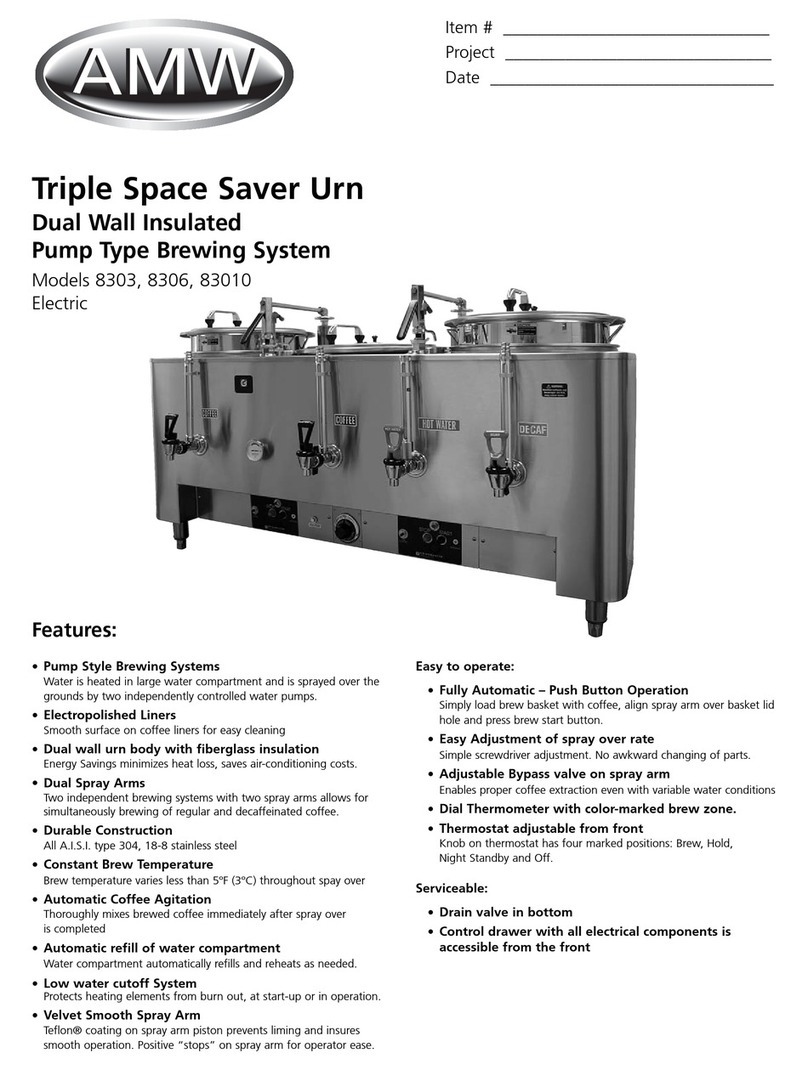 AMW 83010 Specification sheet