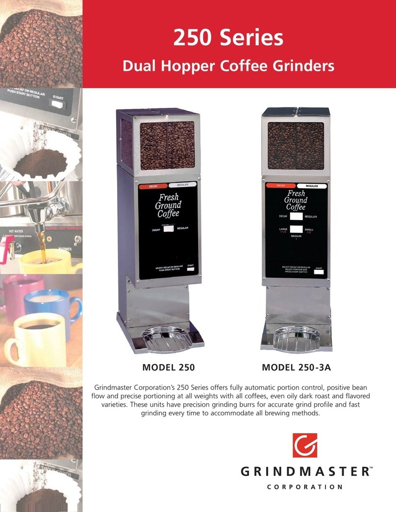 Grindmaster 250-3A User manual