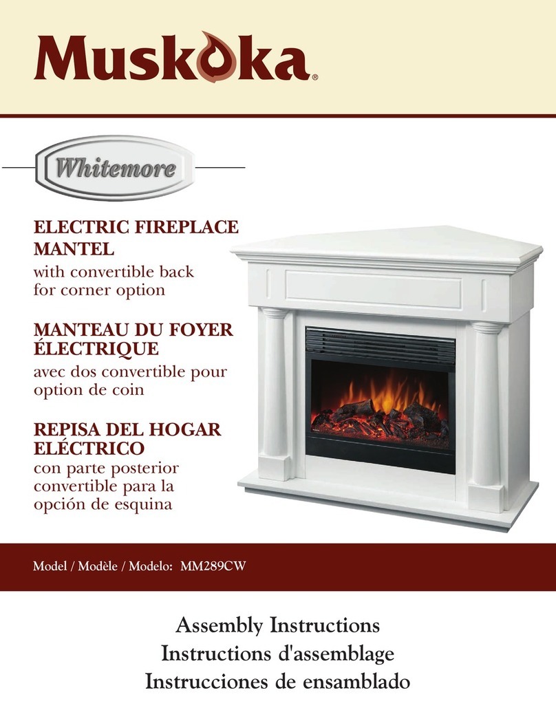 Muskoka Muskoka MM289CW Assembly instructions