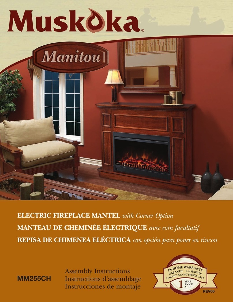 Muskoka Manitou MM255CH Assembly instructions Muskoka Manitou MM255CH Assembly instructions