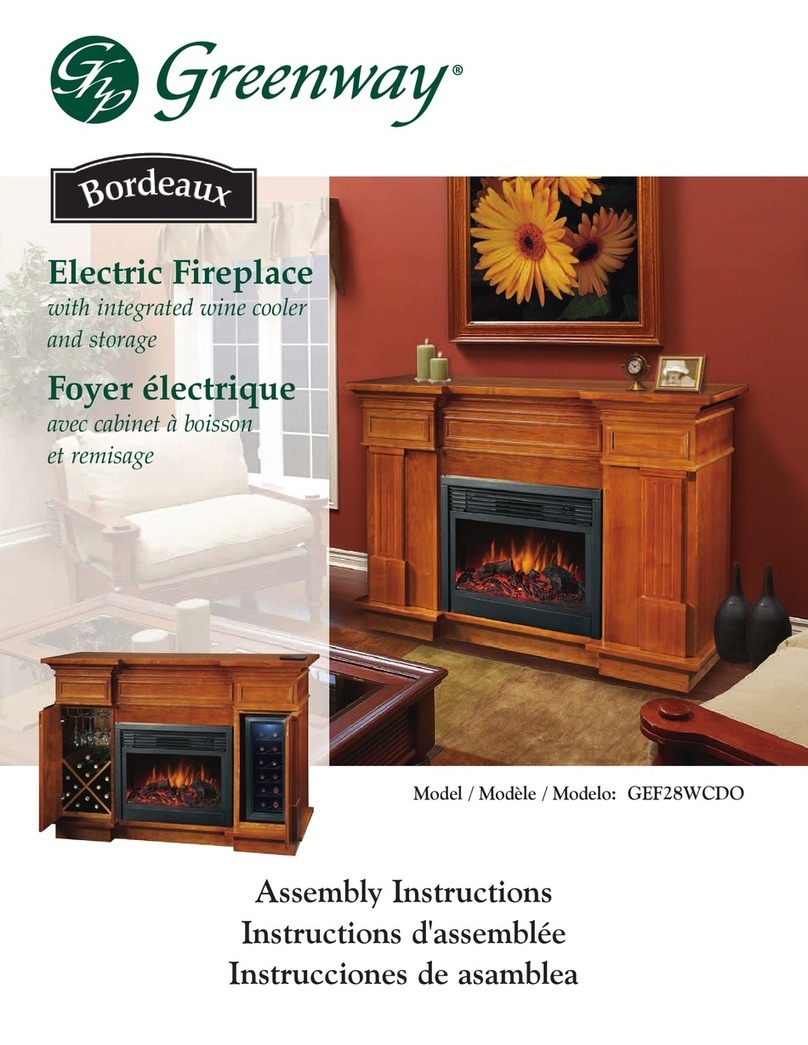 Greenway Home Products Bordeaux GEF28WCDO Assembly instructions Greenway Home Products Bordeaux GEF28WCDO Assembly instructions