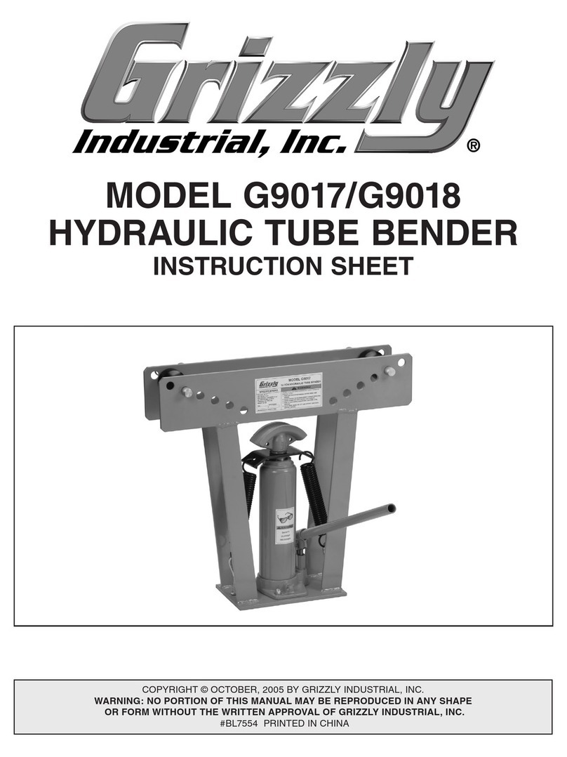 Grizzly G9017/G9018 User manual