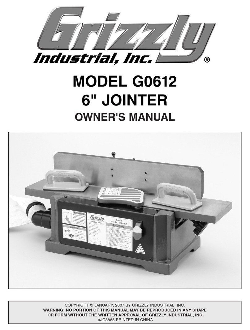 Grizzly G0612 User manual