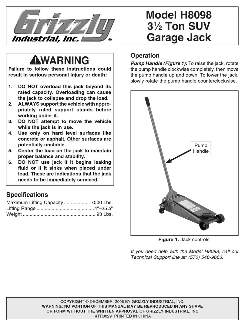 Grizzly H8098 user manual Grizzly H8098 user manual