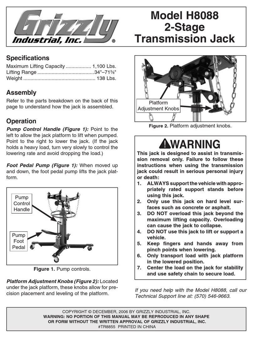 Grizzly H8088 User manual