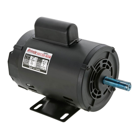 Grizzly Electric Motor G2901 instruction sheet