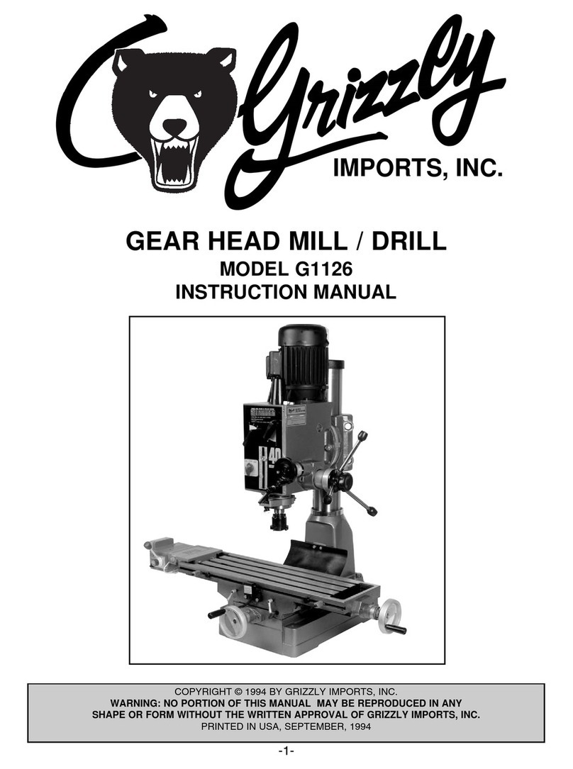 Grizzly G1126 instruction manual