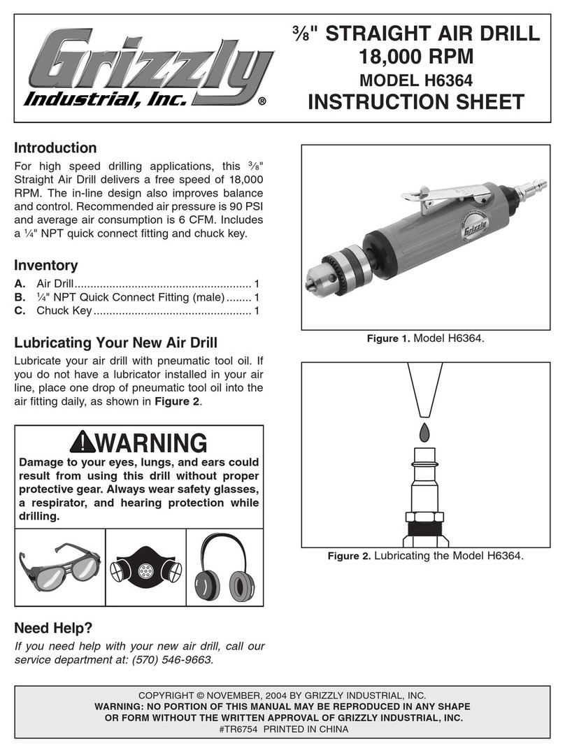 Grizzly H6364 User manual Grizzly H6364 User manual
