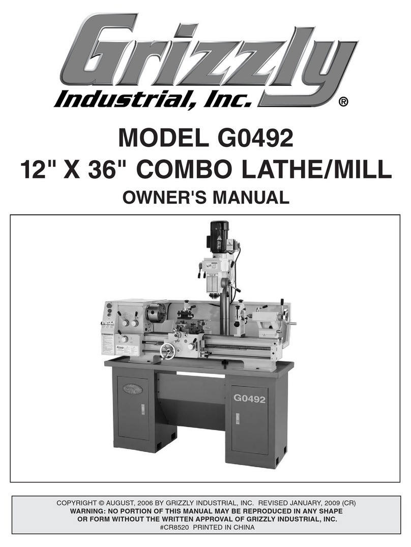 Grizzly G0492 owner's manual