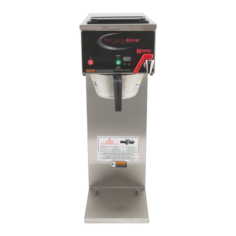 Grindmaster Insulated Decanter Brewer AMW B-Series Operator's manual