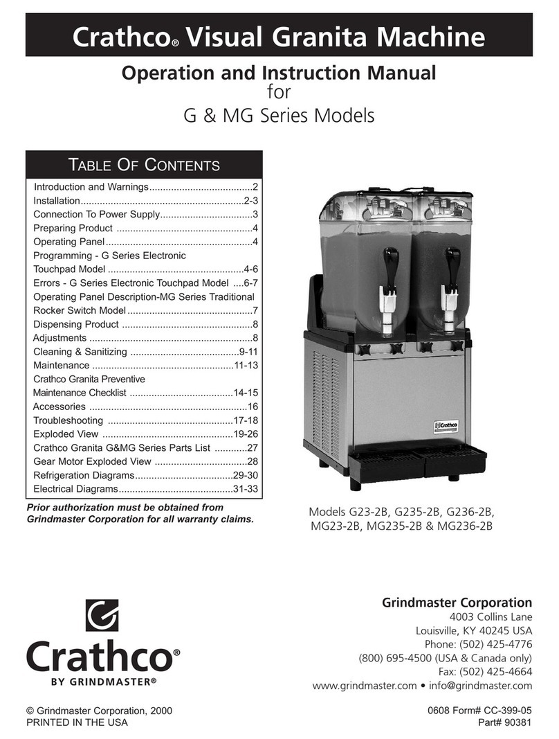 Grindmaster Crathco G235-2B Guide