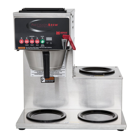 Grindmaster PrecisionBrew B-3 User manual