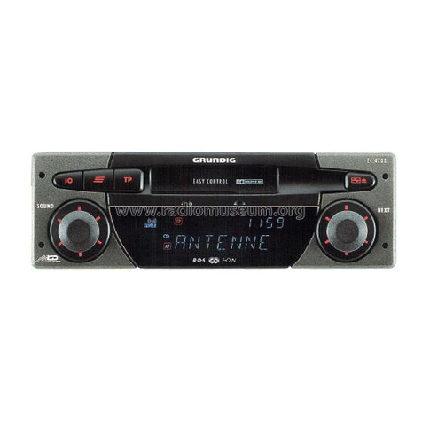 Grundig SOUND NEXT EC 4700 RDS User manual