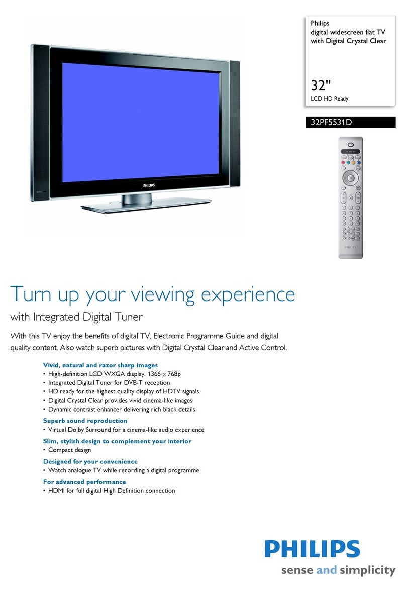 Philips 32PF5531D User manual