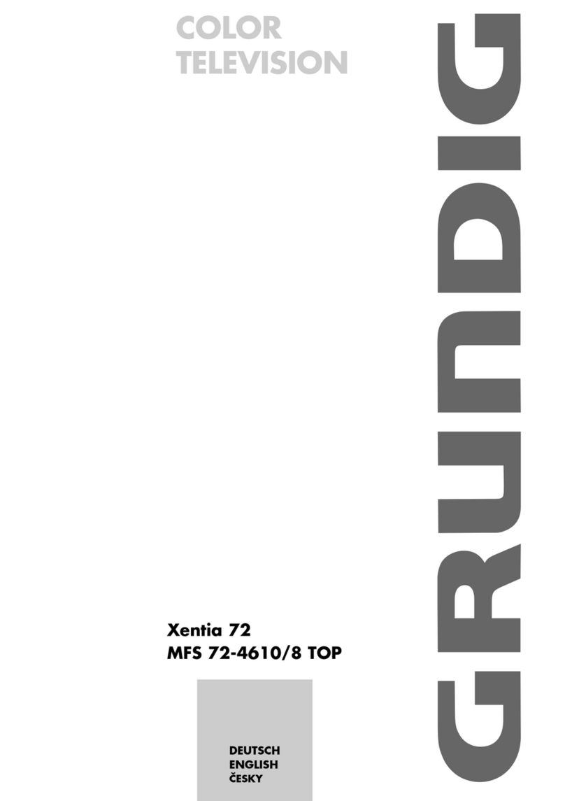 Grundig Xentia MFS 72-4610/8 TOP User manual