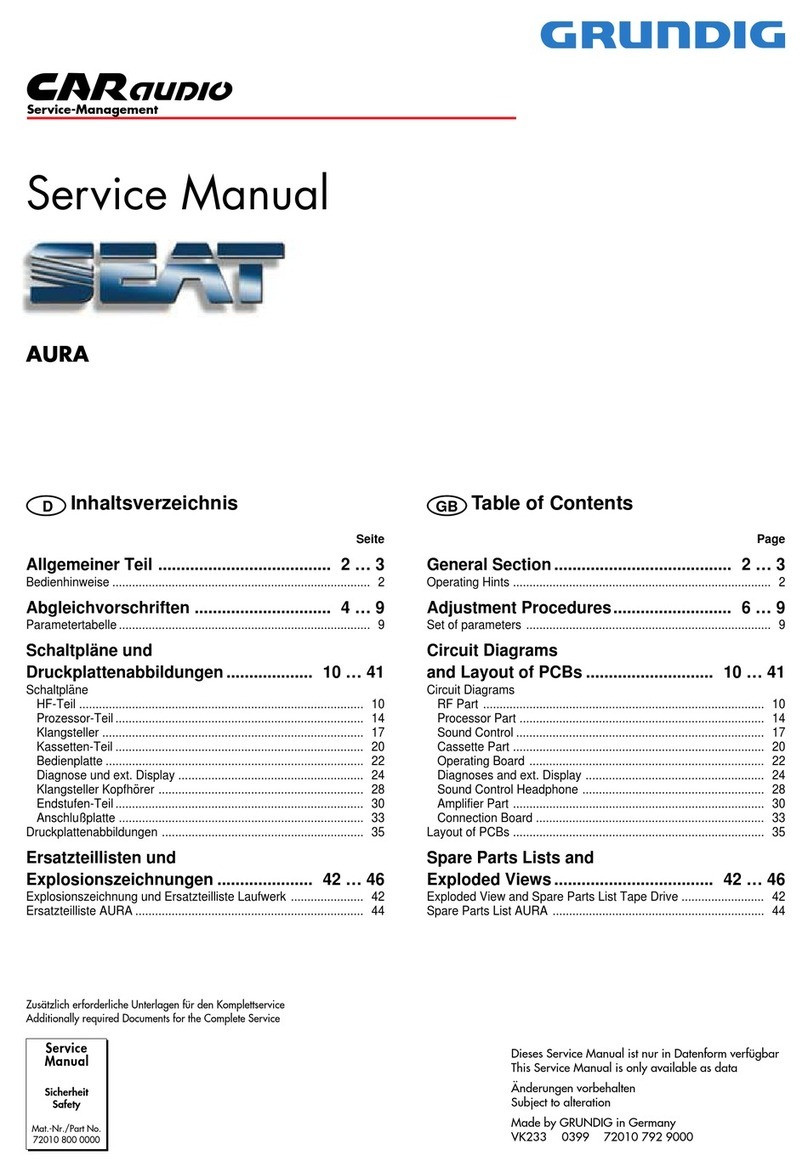 Grundig Aura User manual