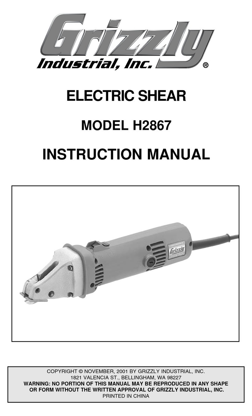 Grizzly H2867 instruction manual