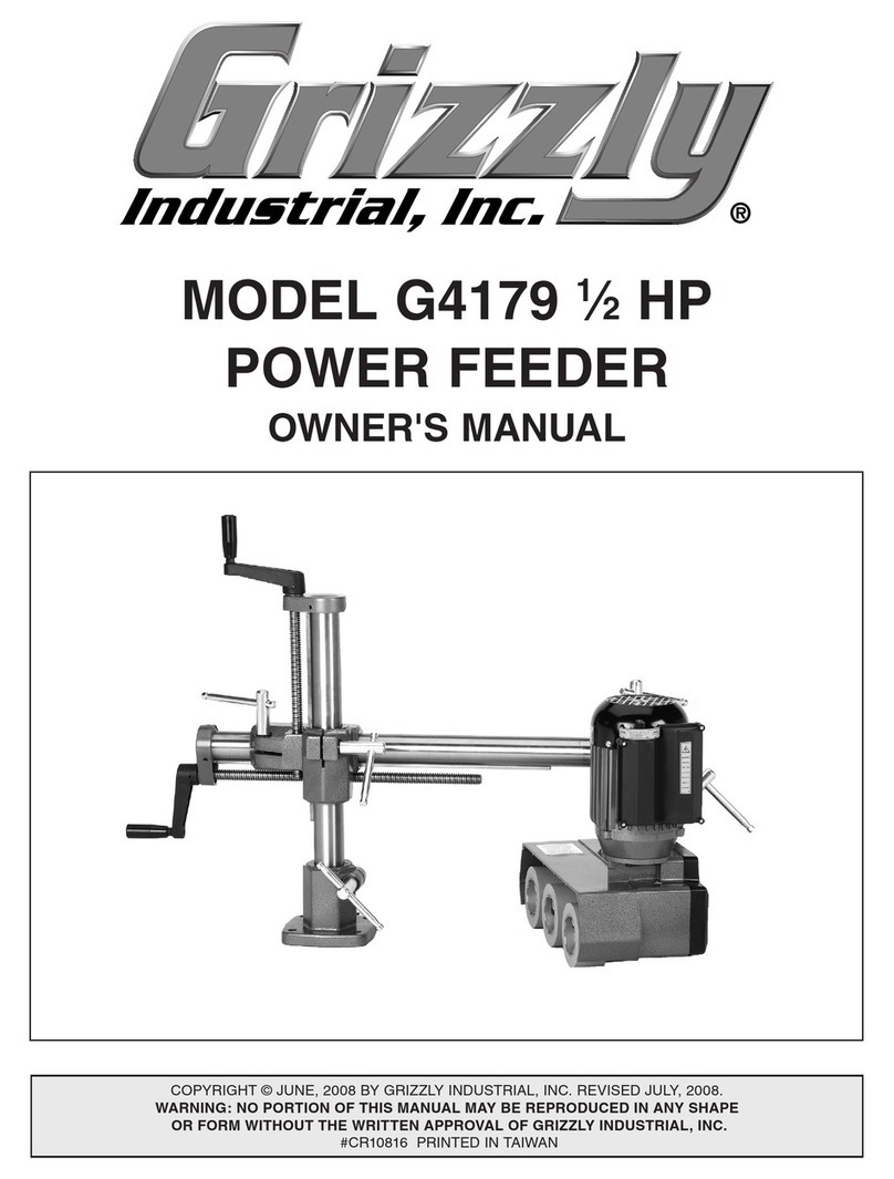 Grizzly G4179 owner's manual